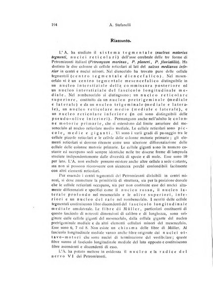 Archivio zoologico italiano pubblicato sotto gli auspicii della Unione Zoologica