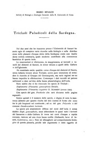 Archivio zoologico italiano pubblicato sotto gli auspicii della Unione Zoologica