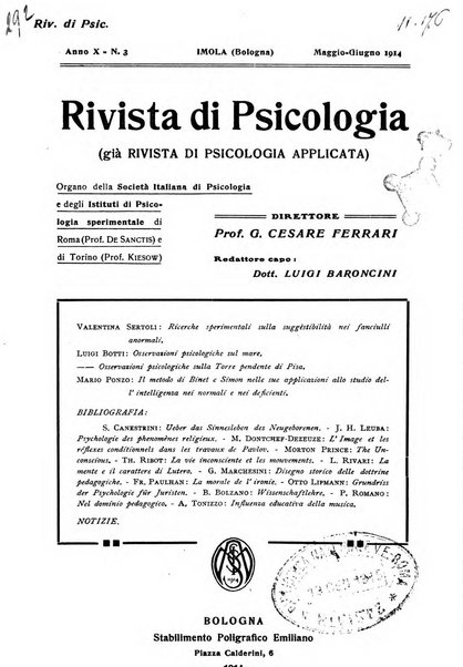 Rivista di psicologia