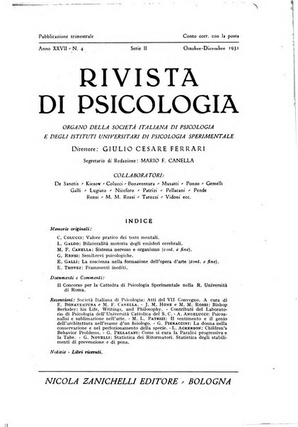 Rivista di psicologia