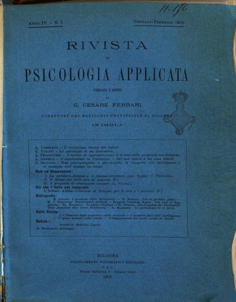 Rivista di psicologia applicata