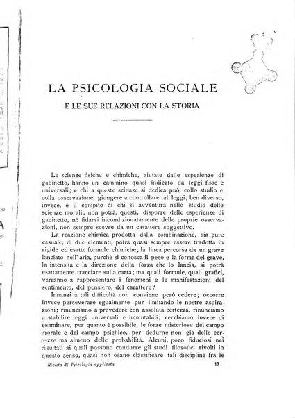 Rivista di psicologia applicata