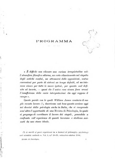 Rivista di psicologia applicata alla pedagogia e alla psicopatologia