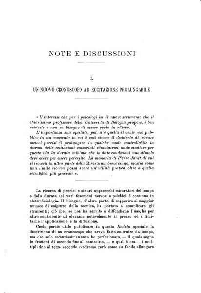 Rivista di psicologia applicata alla pedagogia e alla psicopatologia