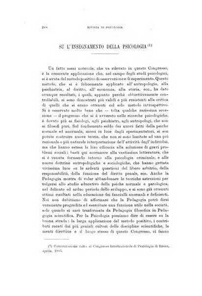 Rivista di psicologia applicata alla pedagogia e alla psicopatologia