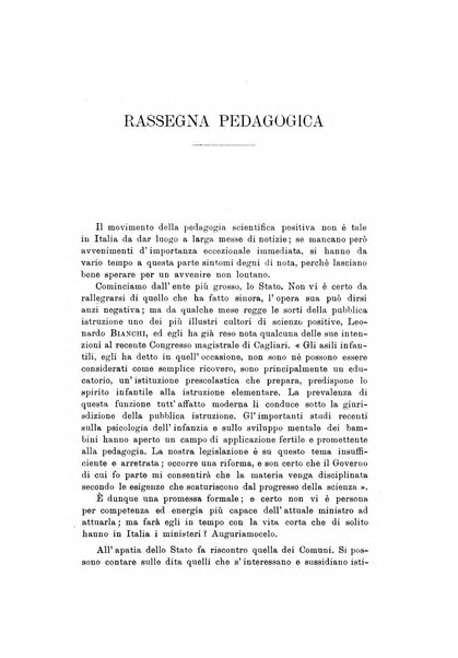 Rivista di psicologia applicata alla pedagogia e alla psicopatologia