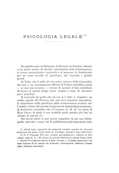 Rivista di psicologia applicata alla pedagogia e alla psicopatologia