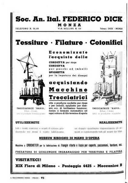 Textilia le industrie tessili