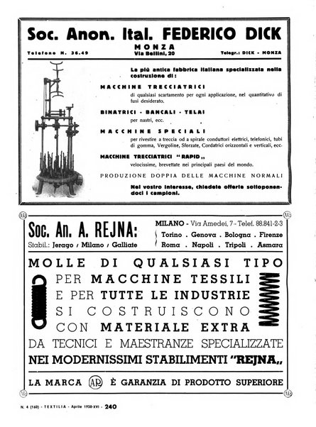 Textilia le industrie tessili