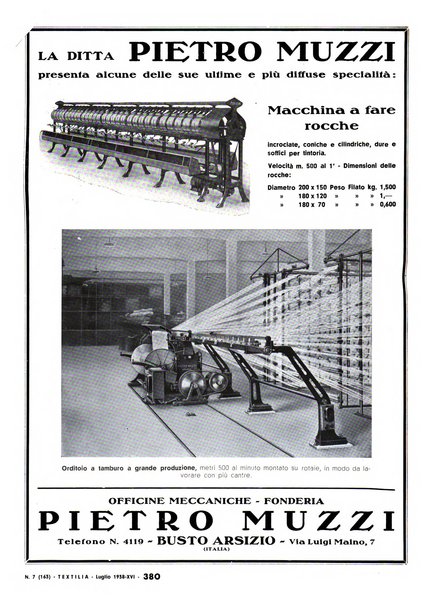 Textilia le industrie tessili