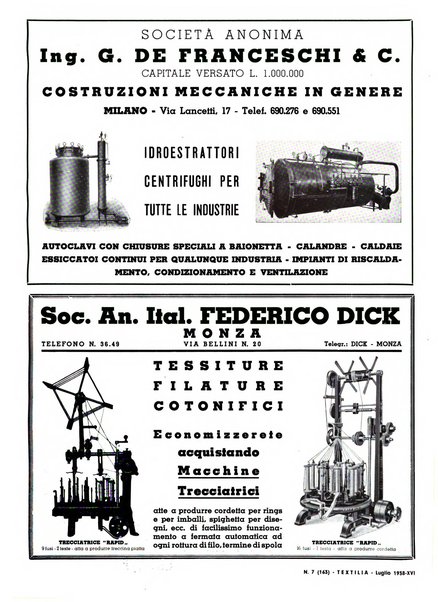 Textilia le industrie tessili