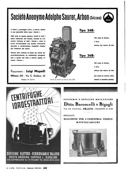 Textilia le industrie tessili