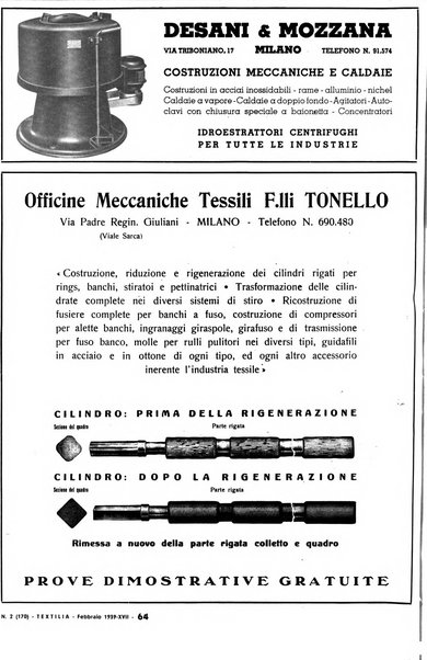 Textilia le industrie tessili