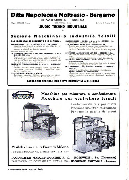 Textilia le industrie tessili