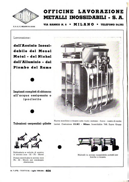 Textilia le industrie tessili