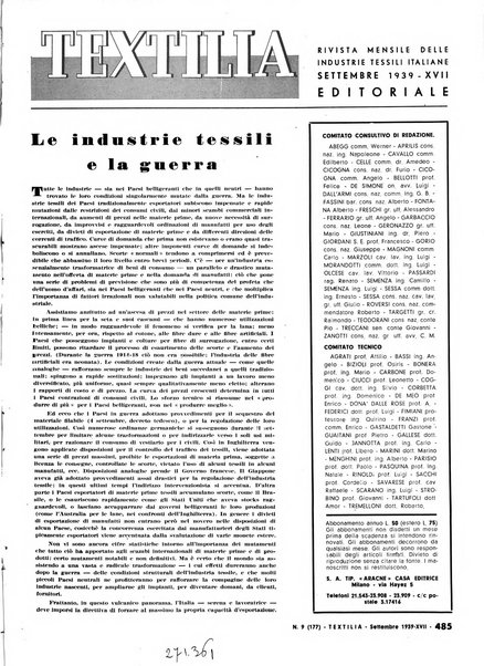 Textilia le industrie tessili