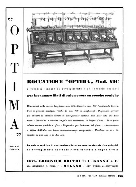 Textilia le industrie tessili