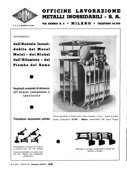 Textilia le industrie tessili