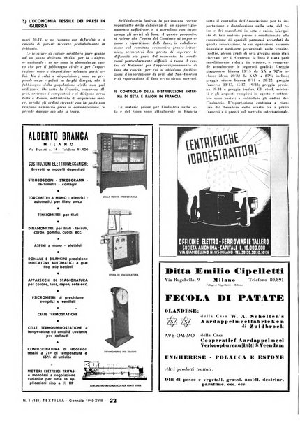 Textilia le industrie tessili