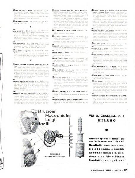 Textilia le industrie tessili