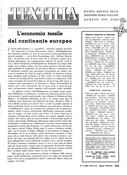 Textilia le industrie tessili