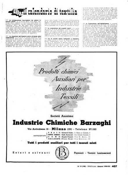 Textilia le industrie tessili