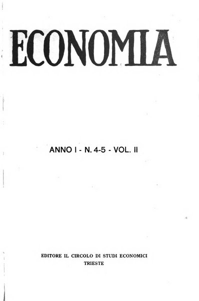 Economia rassegna mensile di politica economica