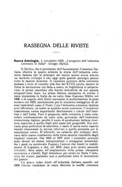 Economia rassegna mensile di politica economica