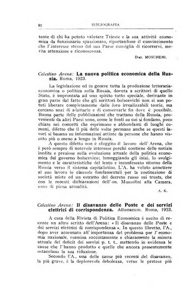 Economia rassegna mensile di politica economica