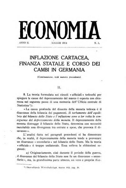 Economia rassegna mensile di politica economica