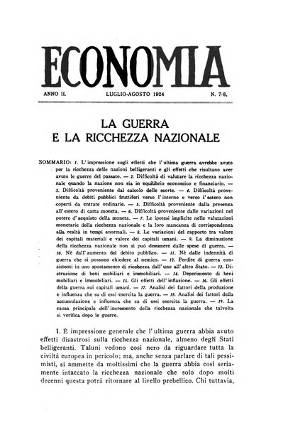 Economia rassegna mensile di politica economica