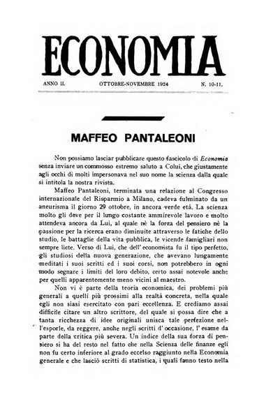 Economia rassegna mensile di politica economica