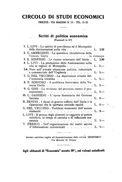 Economia rassegna mensile di politica economica