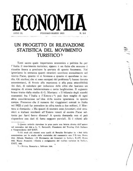 Economia rassegna mensile di politica economica