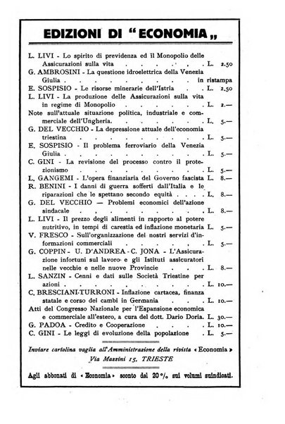 Economia rassegna mensile di politica economica