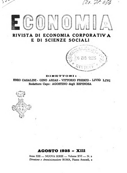 Economia rassegna mensile di politica economica