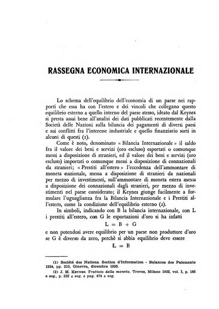 Economia rassegna mensile di politica economica