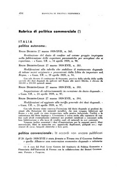 Economia rassegna mensile di politica economica