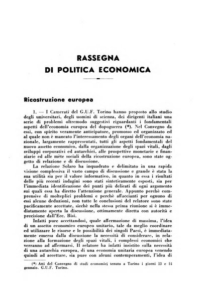 Economia rassegna mensile di politica economica