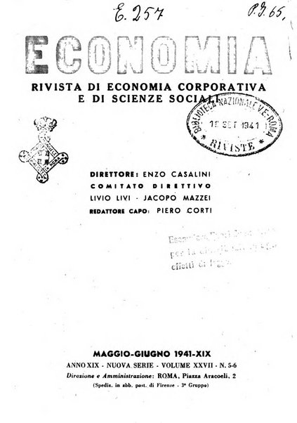 Economia rassegna mensile di politica economica