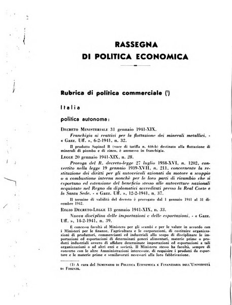 Economia rassegna mensile di politica economica