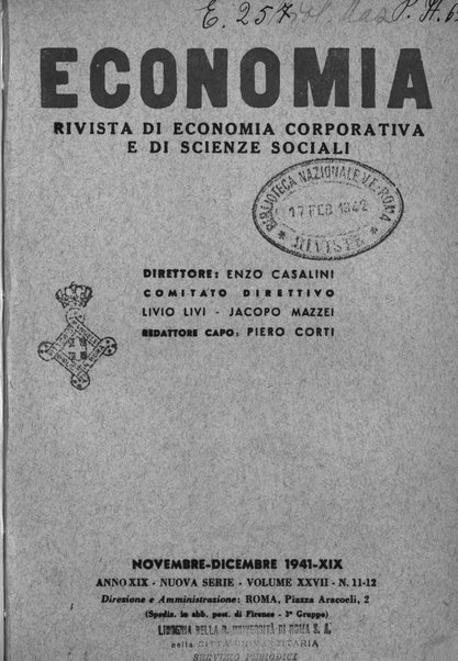 Economia rassegna mensile di politica economica