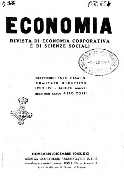 Economia rassegna mensile di politica economica