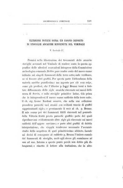 Bullettino della Commissione archeologica comunale di Roma