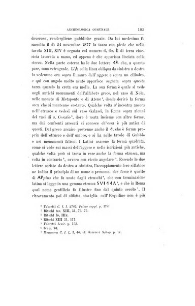 Bullettino della Commissione archeologica comunale di Roma