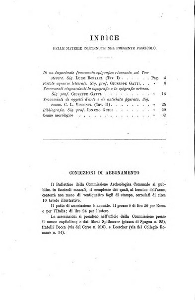 Bullettino della Commissione archeologica comunale di Roma