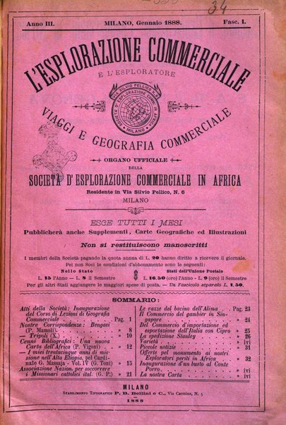 L'esplorazione commerciale e l'esploratore viaggi e geografia commerciale