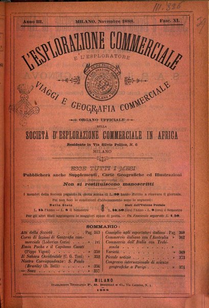 L'esplorazione commerciale e l'esploratore viaggi e geografia commerciale