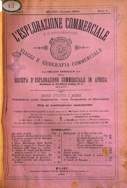 L'esplorazione commerciale e l'esploratore viaggi e geografia commerciale