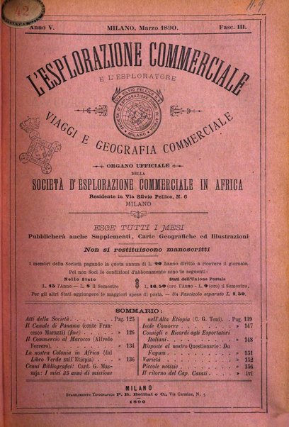 L'esplorazione commerciale e l'esploratore viaggi e geografia commerciale